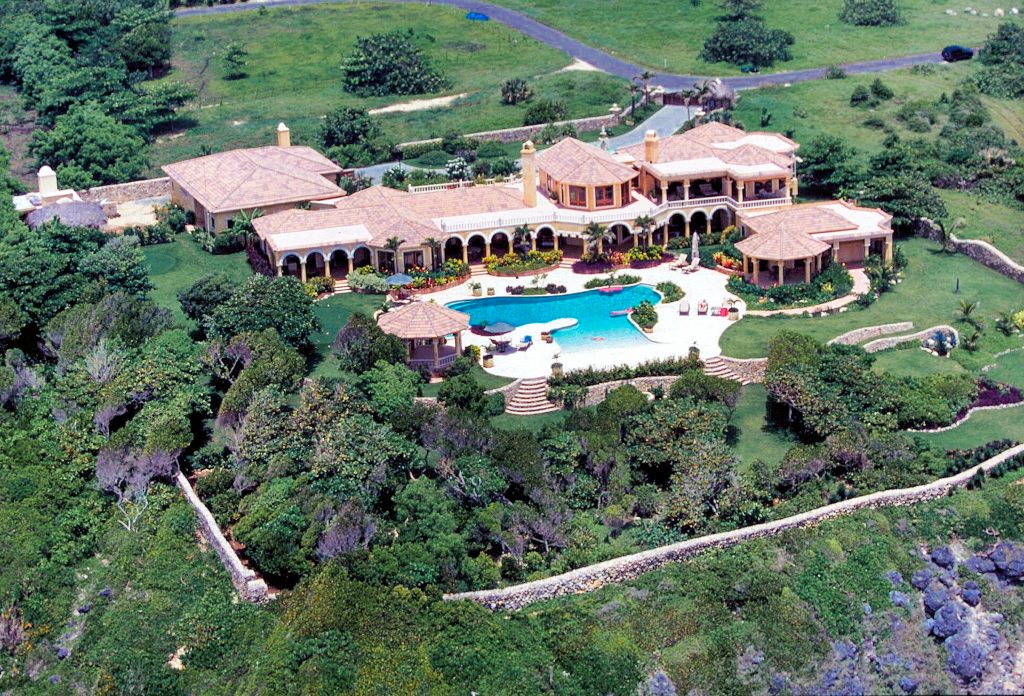Aerial View of Villa Castellamonte