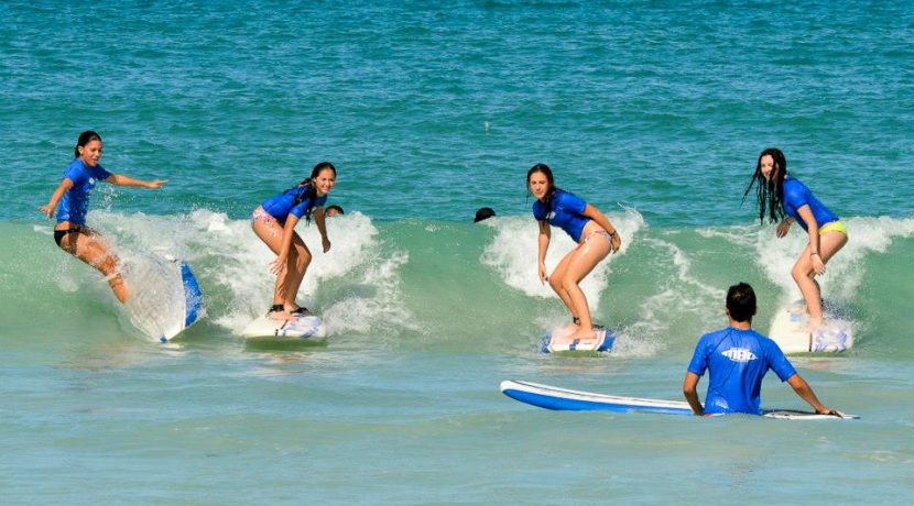 Learn to surf at Macao
