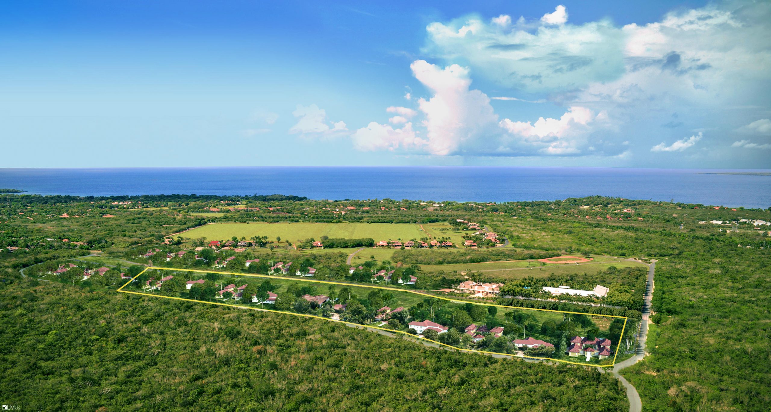 14 lots of 2500m2 at only 250.00/m2 with Ocean-views at Casa de Campo Resort