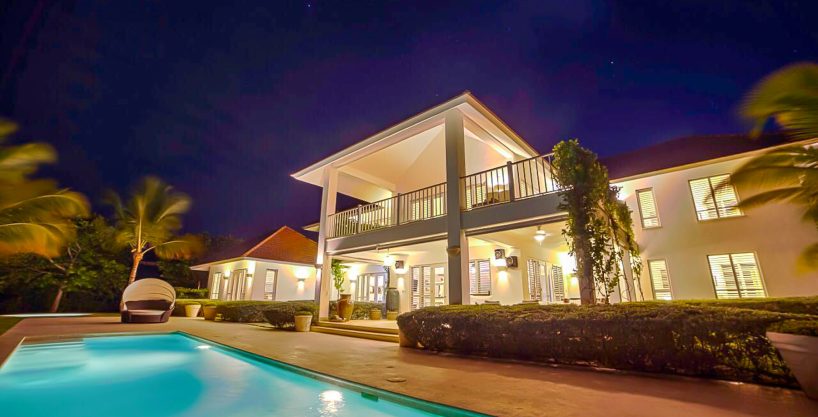 Tortuga Luxury Villa at Punta Cana near Casa Club and the Beach