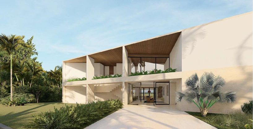 Modern New Villa construction in Puntacana Resort and Club