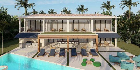 Modern New Villa construction in Puntacana Resort and Club